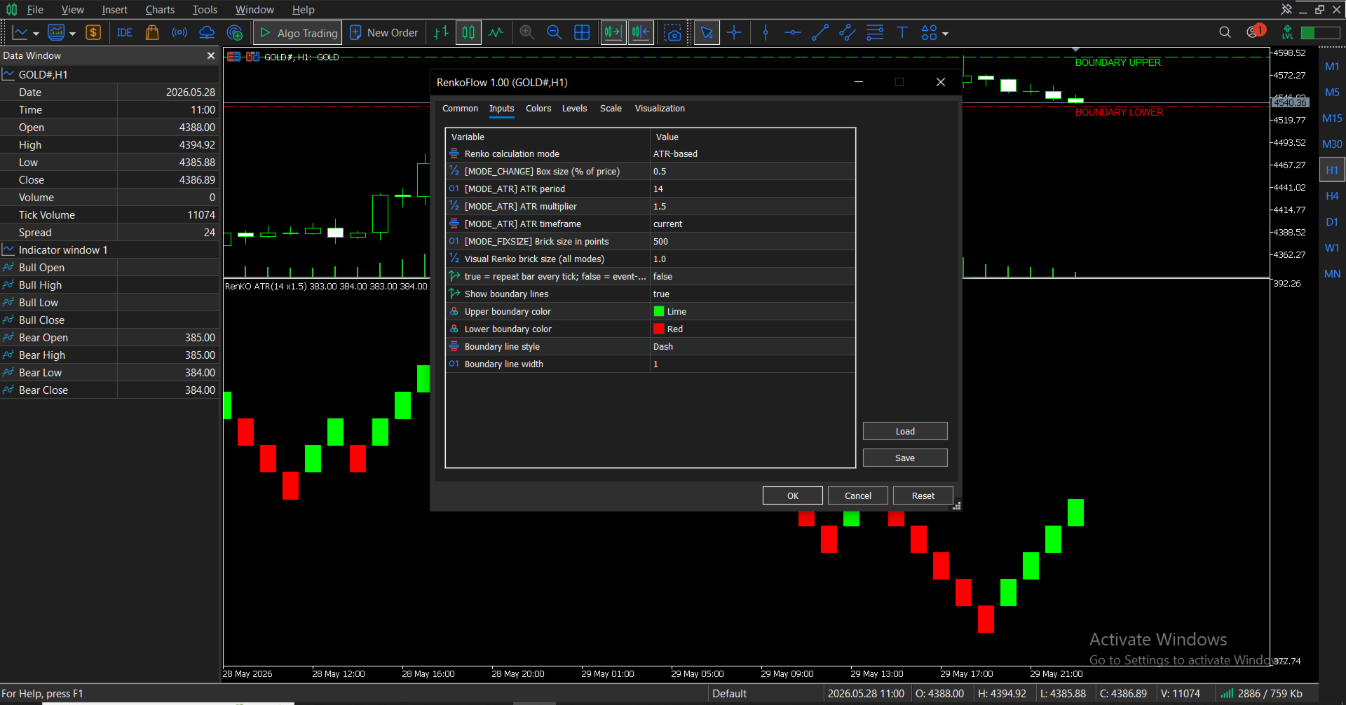 Renko Flow screenshot